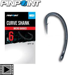 Hameçon Nash Pinpoint Curve Shank (par 10) n° 2