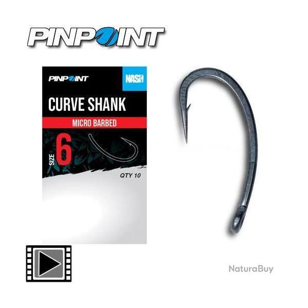 Hameon Nash Pinpoint Curve Shank (par 10) n 2