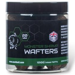 Bouillettes Equilibrées Nash Monster Shrimp Wafters 20mm 100g