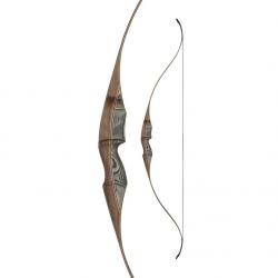 Arc recurve monobloc White Feather Fieldbow Lapwing Black 60 pouces LH 50# 60"