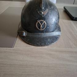 Casque  adrian milice police allemand.