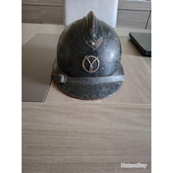 Casque  adrian milice police allemand.