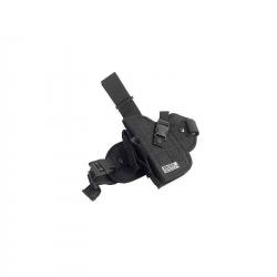 Holster De Cuisse Gaucher Universel Semi-Rigide Swiss Arms - Noir