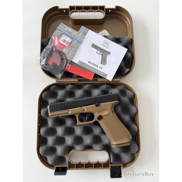 GLOCK 17 GEN5 T4E Coyote