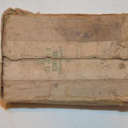 BOITE VIDE CARTOUCHE ANGLAISE 303 BRITISH -PARACHUTAGE MAQUIS-RESISTANCE-VOSGES