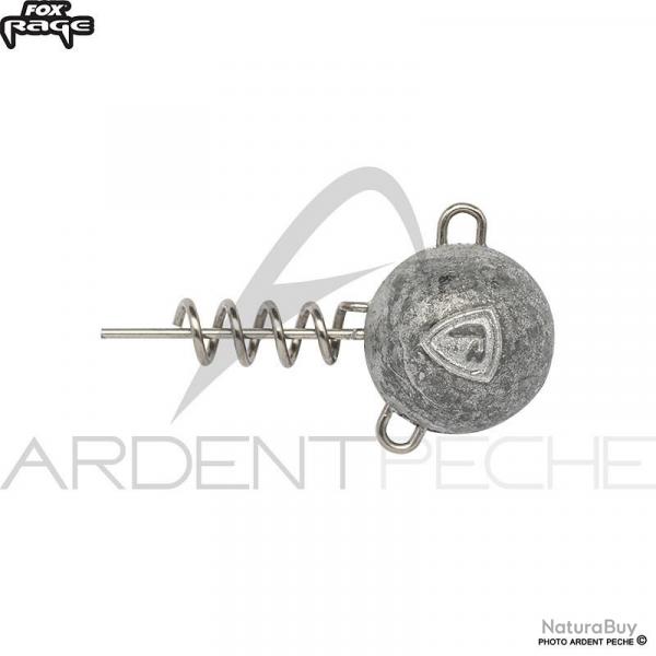 Tte plombe FOX RAGE Corkscrew round jig head pack 10g