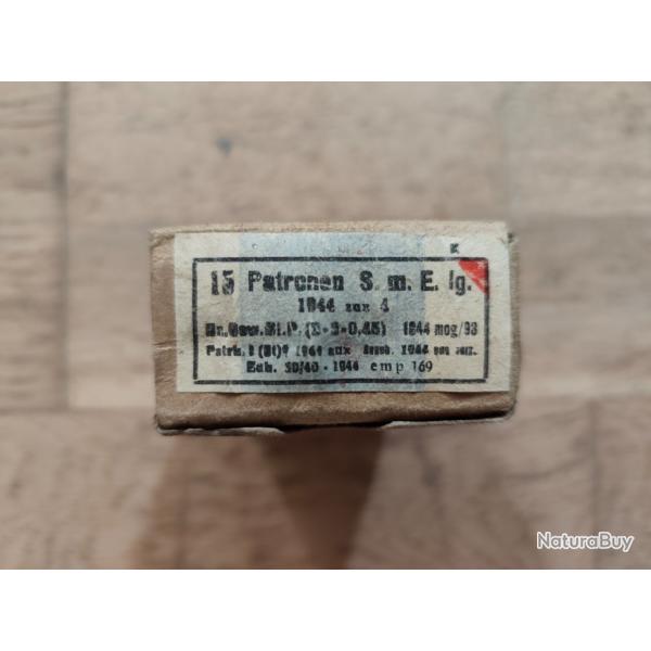 Bote vide munition 8x57JS type Sme-lang