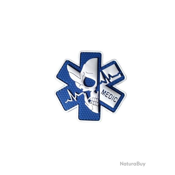Patch Mdical - Crane - Bleu - PVC - Velcro - Livraison gratuite