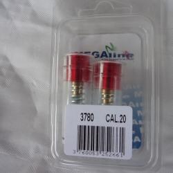 1 x BLISTER 2 FAUSSES CARTOUCHES CAL. 20