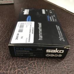 Balles Sako Hammerhead 30-06 sprg 220 grains