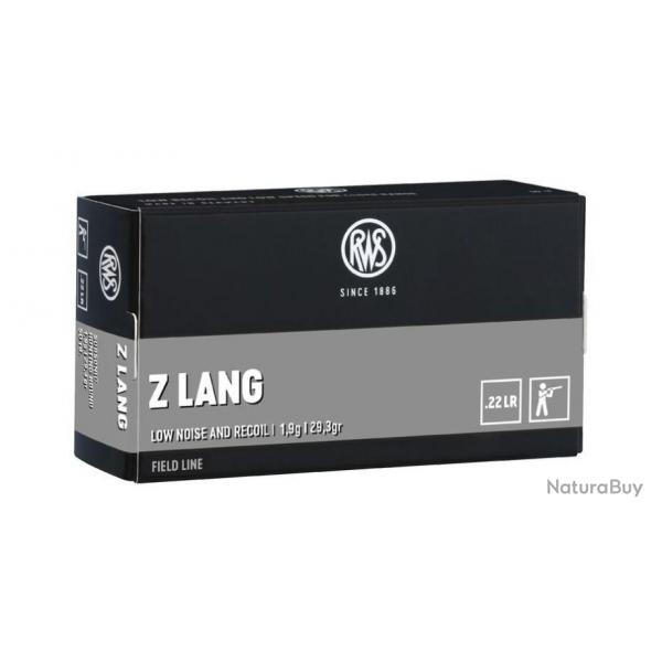 Munitions RWS 22 LR Z Lang 1.9g 29.3gr x2 boites