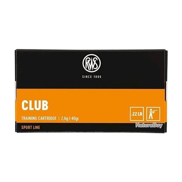 Munitions RWS 22 LR Club 2.6g 40gr x1 boite