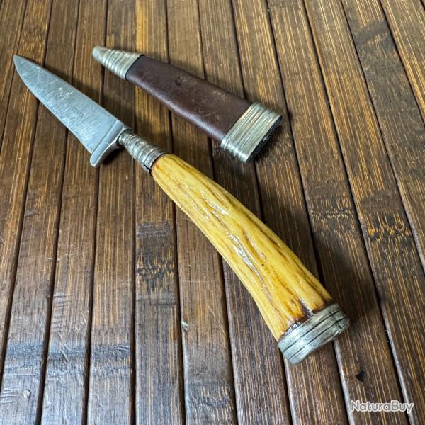 COUTEAU VINTAGE TRADITIONNEL ALLEMAND NICKER 1950-60 FABRICATION ARTISANALE ALLEMANDE