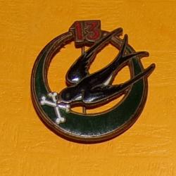 13° Régiment de Tirailleurs Algériens, type 2, dos guilloché,   FABRICANT DRAGO PARIS , HOMOLOGATION