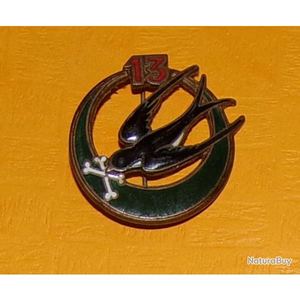 13 Rgiment de Tirailleurs Algriens, type 2, dos guilloch,   FABRICANT DRAGO PARIS , HOMOLOGATION