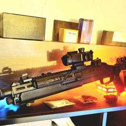 HDX 68 TACTIQUE CUSTOM 18 JOULES + TRACEUR/ RED DOT/LAMPE TACTIQUE /RAILS PICATINNY X4/CO2 MARSHALS