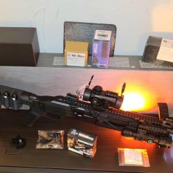HDX 68 TACTIQUE CUSTOM 18 JOULES + TRACEUR/ RED DOT/LAMPE TACTIQUE /RAILS PICATINNY X4/CO2 MARSHALS