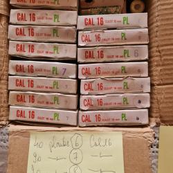 Cartouches Cal. 16/60 plombs 6/7/8