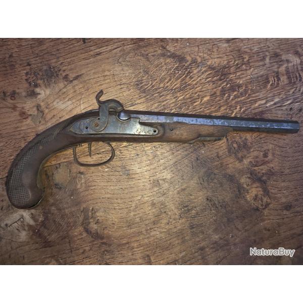 Pistolet ancien a restaurer