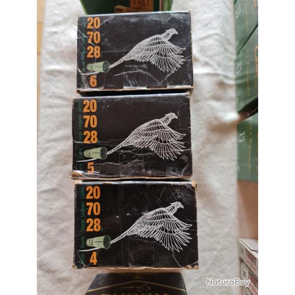 Cartouches Plastiques  plombs Cal.20 / 70