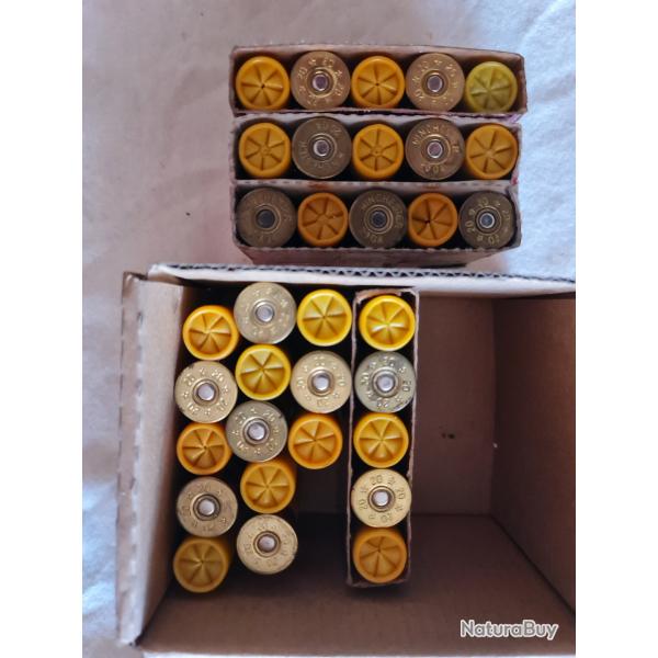 Lot de 33 Cartouches Cal.20 / 70 et 76