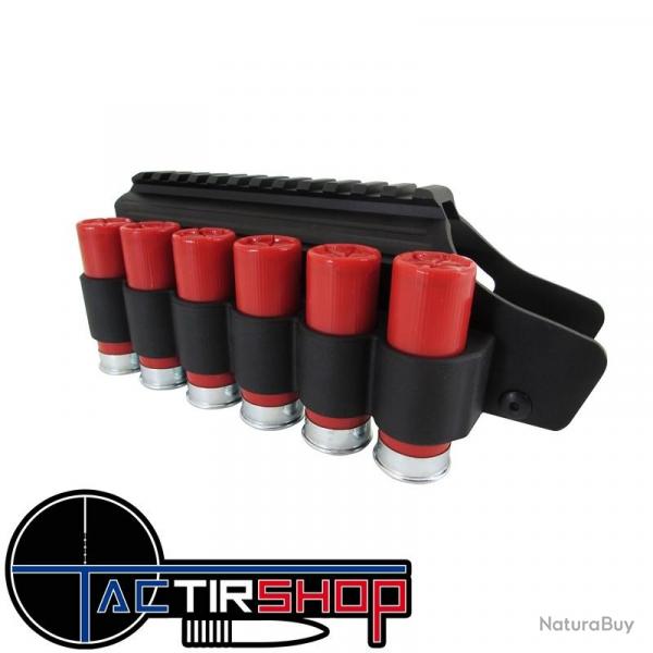Support de rail pour fusil de chasse avec rangement latrale Mossberg Tacstar Shotgun Rail Mount wit