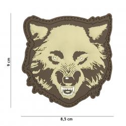 Patch 3D PVC Wolf (101 Inc) Coyote
