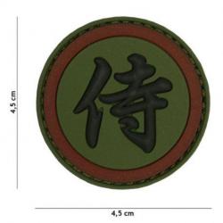 Patch 3D PVC Kanji Samourai (101 Inc) OD