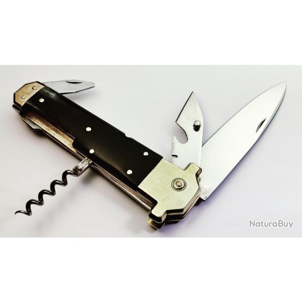 IMPOSANT COUTEAU DE CHASSE VINTAGE 24,5 cm * THIERS 50's