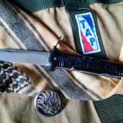 Couteau à cran d'arrêt BIAT fabrication SCOF pour Commando de l'Air / TAP
