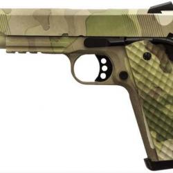 Réplique airsoft GBB 1911 MEU Rail Raven full metal gaz Camo 1,0J