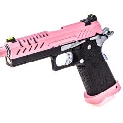 Réplique GBB gaz Hi-Capa 4.3 Noir / Rose 0,9J