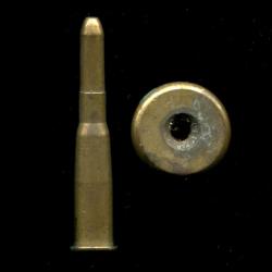 8 mm Lebel Inerte pour mitrailleuse St Etienne Mle 1907 - Laiton massif