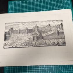PRISE DE GENEVE REPRODUCTION D'UNE GRAVURE DE FRANCOIS DIODATI 17 EME SC, MUSEE D'ART ET D'HISTOIRE