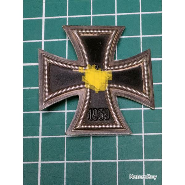 CROIX DE FER 1ERE CLASSE ALLEMAGNE 39/45 WW2