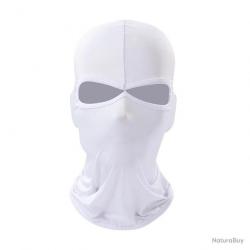 Cagoule deux trous - blanc - LIVRAISON GRATUITE