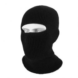 Cagoule et bonnet 2-en-1 - noire - LIVRAISON GRATUITE