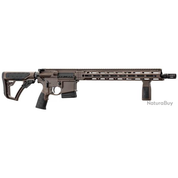 Carabine type AR15 DDM4 V7 marron canon 16 '' cal. 5.56