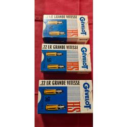 Lot de 18 boites - 628  Cartouches .22 LR vintage