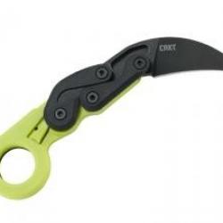 Couteau karambit CRKT PROVOKE ZAP  lame Hawkbill acier 1.4116 finition « blackwash »