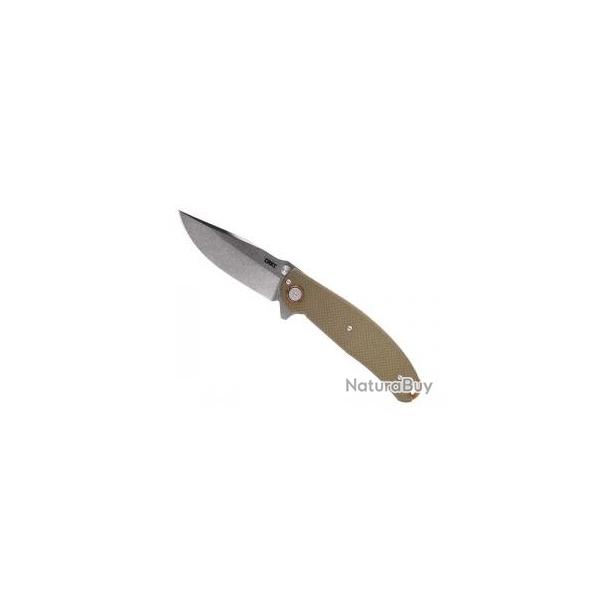Couteau CRKT BUTTE lame acier D2 finition  stonewashed 