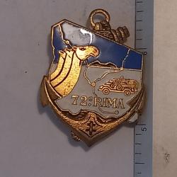 Insigne du 72ème régiment d'infanterie de Marine (72ème RIMa)