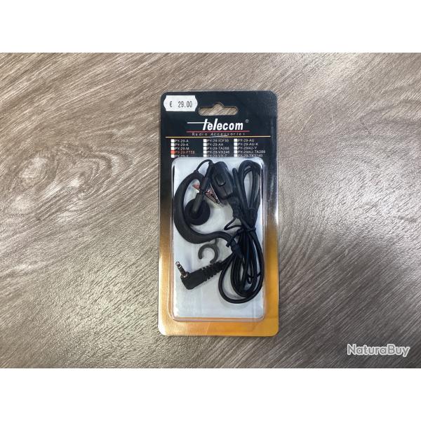 couteur micro Telecom pour talkie walkie