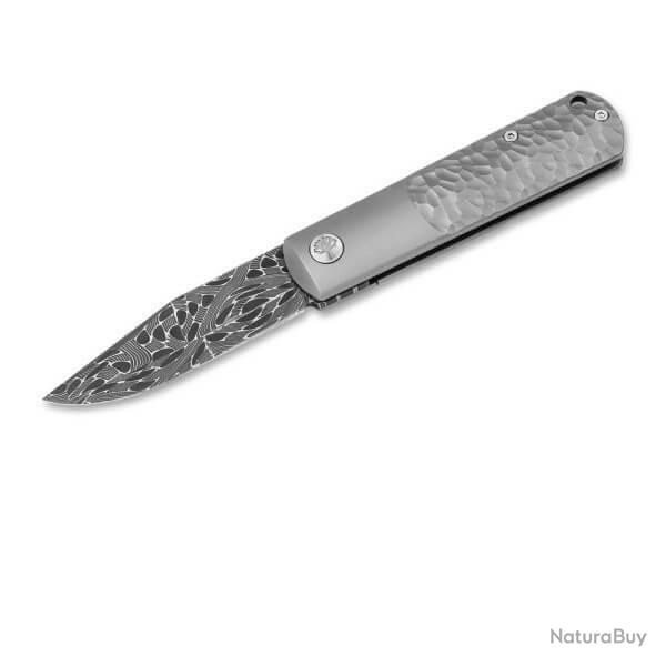 112673 Boker BRLW Meteorite Damast folding knife