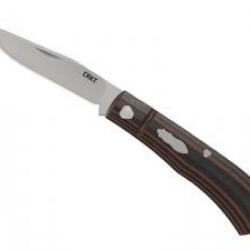 Couteau CRKT VENANDI lame acier 8Cr13MoV finition « Bead Blasted »