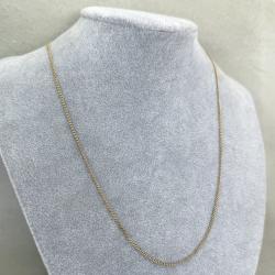 Chaine or 18 carats - 52 cm - collier - maille gourmette