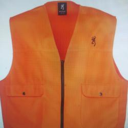 Safety vest blaze overlay vest orange browning