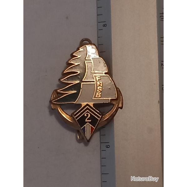 Insigne du 2me rgiment d'infanterie de Marine (2me RIMa) - FMSB (Liban)