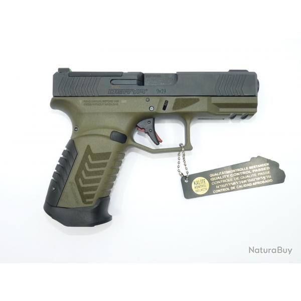 PSA DERYA DY9 Noir/vert Cal.9x19 Optic Ready CATB
