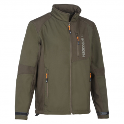 Veste de chasse Softshell kaki marron PERCUSSION